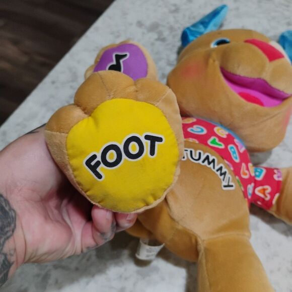 Fisher Price Laugh and Learn Dog Puppy ABC Talking Plush Musical Toy Learning - Picture 7 of 12